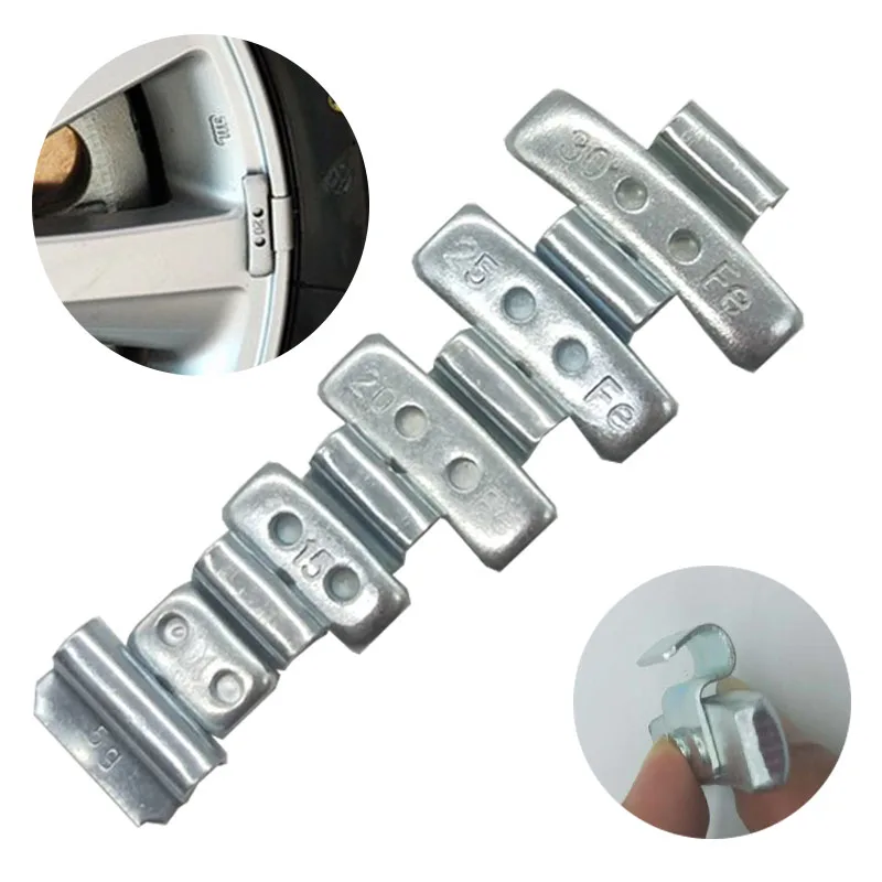 

Hook wheel balance block 5G30G aluminum alloy wheel hub wide counterbalance block detonation hook weight tire weight