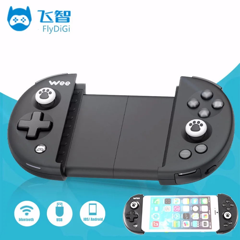 FlyDiGi Wee Wireless Bluetooth 4 0 Gamepad Remote Controller Stretching Remote Gaming Gamepads for 3 5