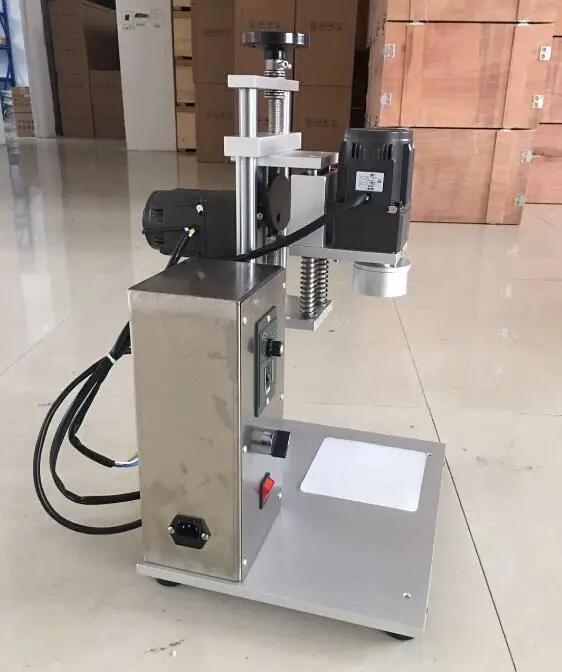 

Food bottles automatic Electric desktop Capper beverage / liquor bottle locking machine capping machine packaging equipment