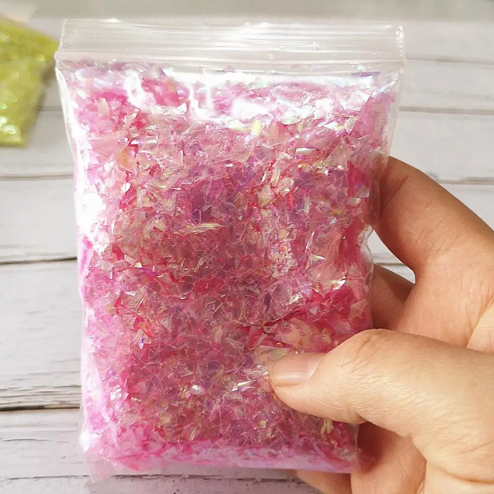 20g Candy Paper 17colors Slime Shell Paper Filler Clay Toy DIY Slime Accessories Decoration Jelly Mud Hand Gum Clay Kids 3