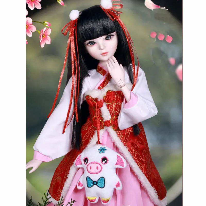 Ручная работа 1/3 Bjd куклы полный набор большой 60 см модные розовые девочки принцесса шарнирная игрушка кукла детские игрушки для девочек подарок на день рождения - Цвет: Miss Tao