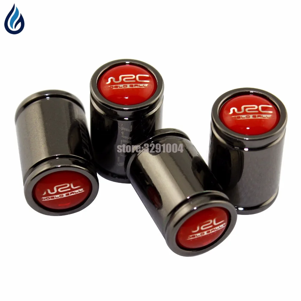 WRC logo Car Wheel Tire Valve stem Caps Dust Cover for Toyota
