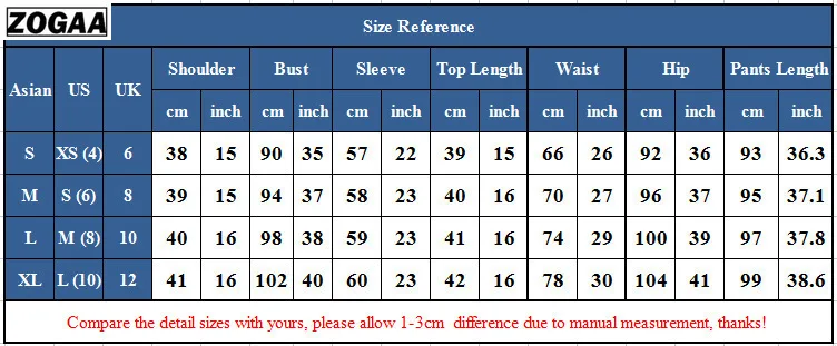 ZOGAA Color Blocking Women Suits for Sporting High Quality Cotton Polyester Hooded Running Suits with Zipper 2 Piece Fitness Set