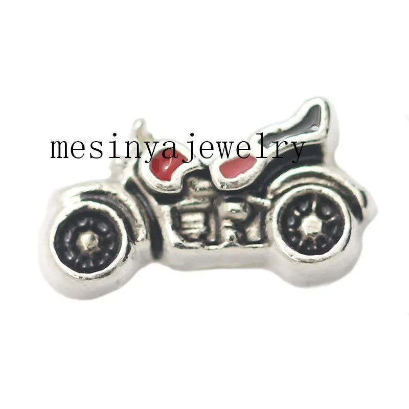 

10pcs motorbike symbol charms for glass locket Min amount $15 per order mixed items,FC-074