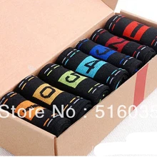 Мужские хлопковые носки новинка 7 дней недели носки удобные мягкие Повседневные носки