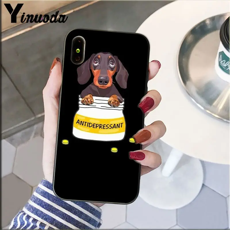 Dachshund Doberman Dog Silhouette