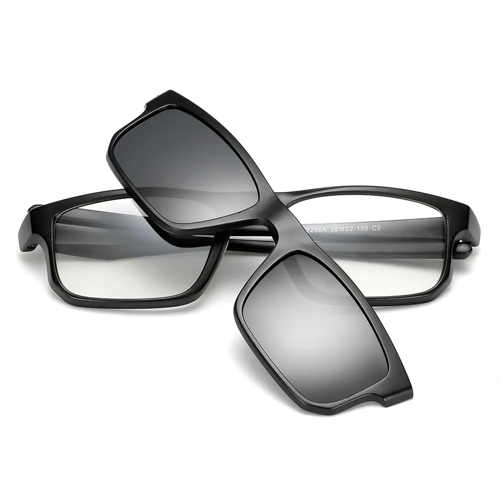 С 5 клип на поляризованных солнцезащитных очков Магнитная адсорбента очки кадр Для мужчин Для женщин оптический зрелище кадр Близорукость очки