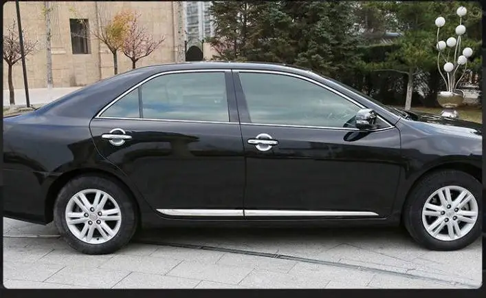 Для Toyota Camry 2012- 2016 нержавеющая сталь хромированная внешняя Боковая дверь корпус