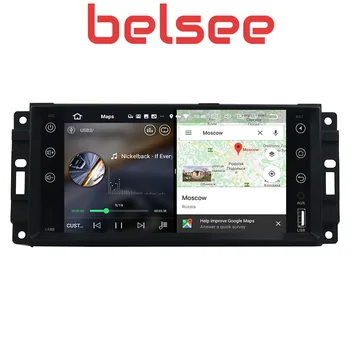

Belsee for Jeep Dodge Chrysler Android 8.0 Ocat Core Head Unit Car Radio GPS Navigation Stereo Touch Screen Bluetooth Autoradio