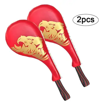 

2PCS Taekwondo Foot Target Adult Kids Training Targets Children Boxing Sanda Training Hand Target Kick Boxing Pad Punching Bag