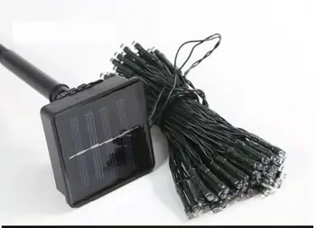 

10M 100 LED string lights Solar lights High-quality waterproof solar power 8 patterns for the garden decoration