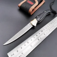 Handmade Folding Knife VG10 Damascus Blade Ebony Brass Handle Pocket Knife Camping Survival Utility Knives Hunting EDC Tool Handmade Folding Knife VG10 Damascus Blade Ebony Brass Handle Pocket Knife Camping Survival Utility Knives Hunting EDC Tool