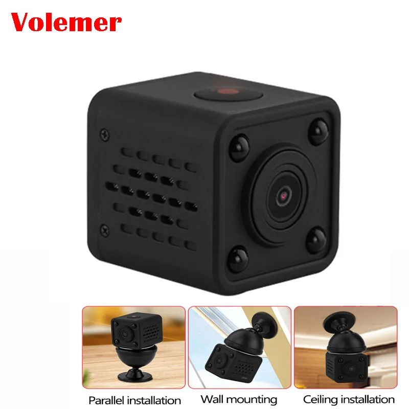 

Q9 WiFi Wireless Camcorder Mini Pocket Camera 720P HD Handhold Digital Cameras Portable DV Recorder 120 Degree Angle View Camera