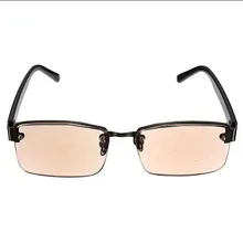 Специальная цена, очки для чтения без оправы, для женщин и мужчин, коричневые линзы, очки для дальнозоркости, металлическая оправа, ретро очки с коробкой, сумки Oculos