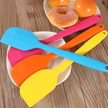 Свадебная силиконовая лопатка для торта конфетного цвета скребок для снежинки Инструменты для торта