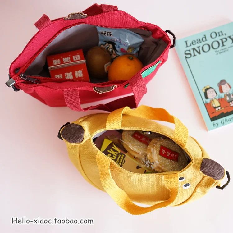 Bonito dos Desenhos Bolsa de Ombro Bolsa de Frutas Bolsas de Pelúcia para Meninas Animados Banana Maçã Bordado Lona Senhoras Crossbody Mensageiro 17 Computers & Electronics