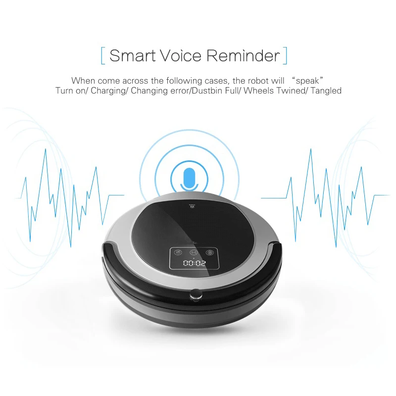 2018 Robot Aspirador Intelligent Planning Map Navigation Wet And Dry Robot Vacuum Cleaner B6009 With Smart Memory,Water Tank