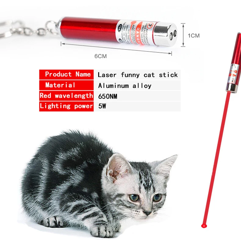 Охотничий 500 м 650 нм красный лазерный прицел, высокомощный фокус, лазерный светильник, ручка ведущая или походная игра с кошачьим учением