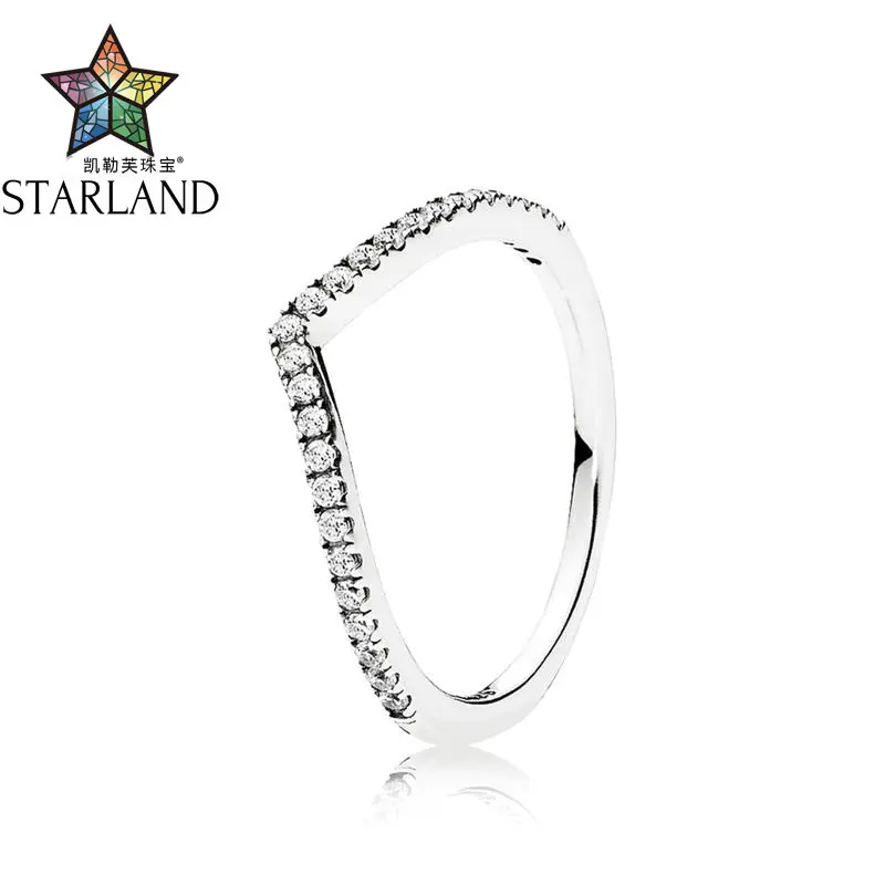 

Starland 2019 100% 925 Sterling Silver Fashion Teardrop Silhouette Fit Valentine's Day Woman