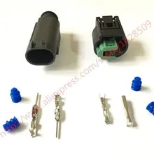 Партиями по 5 комплектов Авто 2 Pin штекерно-гнездовой провод разъем двигателя Температура охлаждающей жидкости Температура воды Сенсор разъем для BMW Buick 1-967644-1