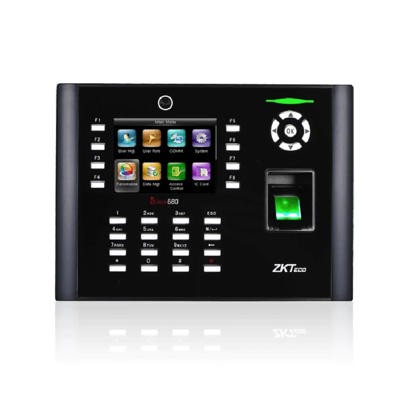 

ZK Fingerprint Time Attendance Terminal iClock660 High Speed 3.5 inch Screen 125Khz EM ID Card and Fingerprint Time Clock System