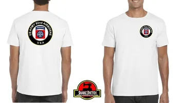 

T-Shirt 82Nd Airborne Us Army Front And Back Ww2 2019 Hot Sale Super Fashion Summer Casual Man T Shirt Good Quality Cheap T