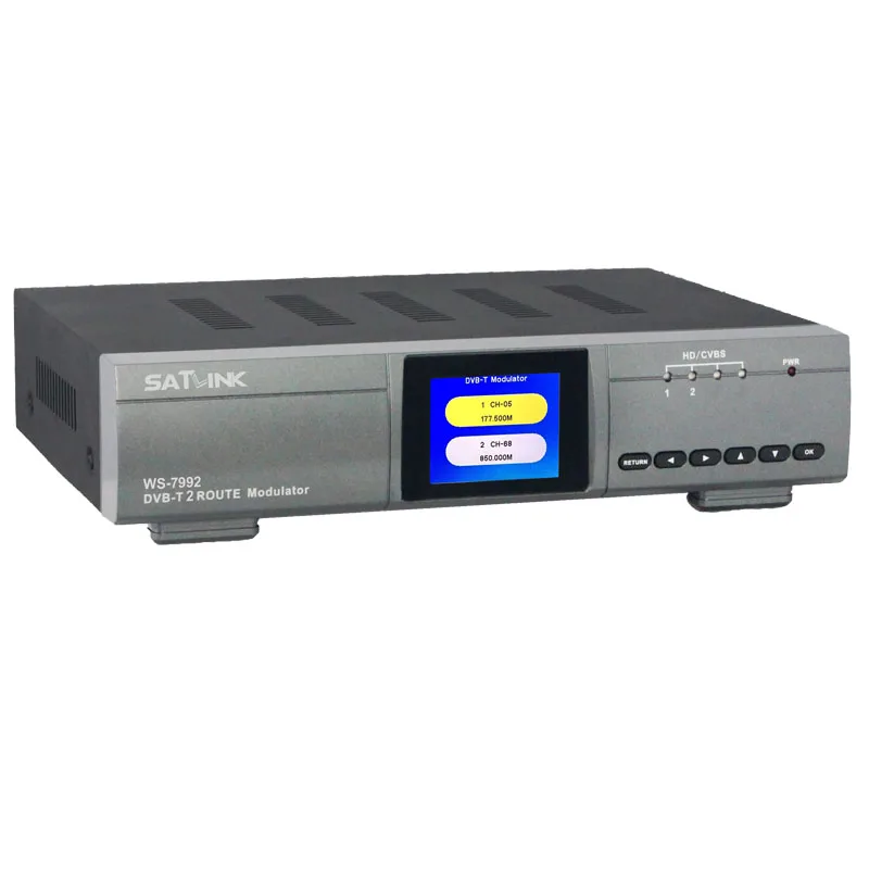 Оригинальный модулятор Satlink 7992 2 Route DVB T AV HD два маршрутизатора DM цифровой