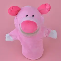 25 см Розовая Свинья плюшевые рука кукол игрушки, мягкая Детские/Детские игрушки куклы подарок бесплатная доставка