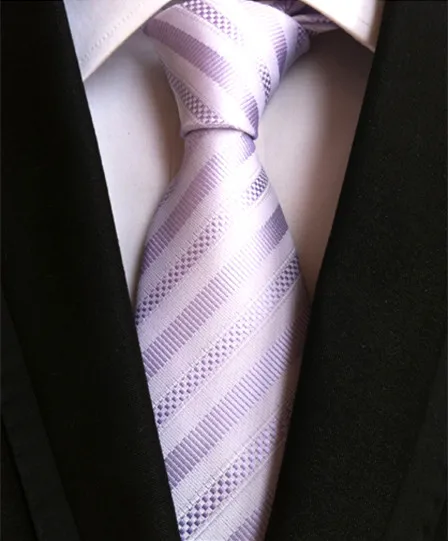 Бренд cityraider Cravate мужской галстук-бабочка 8 см Классический Полосатый Свадебный галстук для жениха Мужские галстуки тонкие шелковые галстуки LD041 - Цвет: LUC64