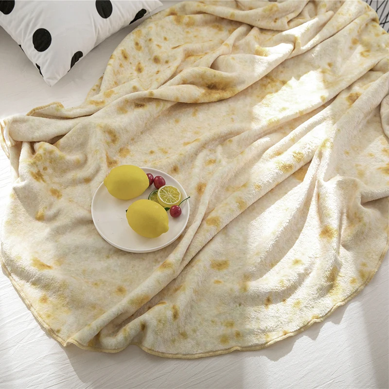 Супер мягкие теплые фланелевые одеяла Burrito 280Gsm круглая форма самолет путешествия