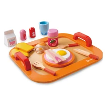 N189 Деревянный Моделирование Питание завтрак хлеб кухонная утварь группы детская обувь для мужчин и женщин; домашняя страница головоломки игрушки