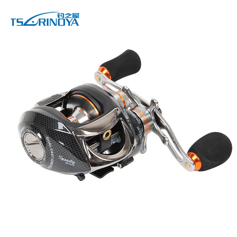 

TSURINOYA Baitcasting Fishing Reel 14BB 6.3:1 Drag 4kg Centrifugal & Magnetic Brake System Left Right Hand Freshwater Fish Coil