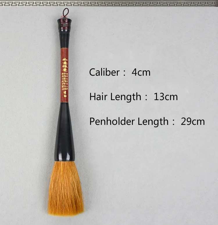 Pincel de Caligrafia Forma de Escova de Cabelo Superdimensionada Caneta Fuinha Cabelo Caligrafia Chinesa Escrita Urso Pintura Hopper-em 2 Caligrafia Chinesa Pincel de Caligrafia Escrita Urso