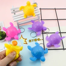 Детские игрушки черепашки яйцо игрушки новинка антистресс интересные сжимаемые игрушки подарки Таро розыгрыши Игрушки Подарки случайные цвета