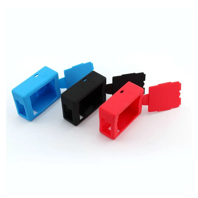 Soft Silicone Rubber Protective Case With Silicone screen cover For GoPro Hero 3 Hero 3+ Hero 4 Sports camera Accessories (1)