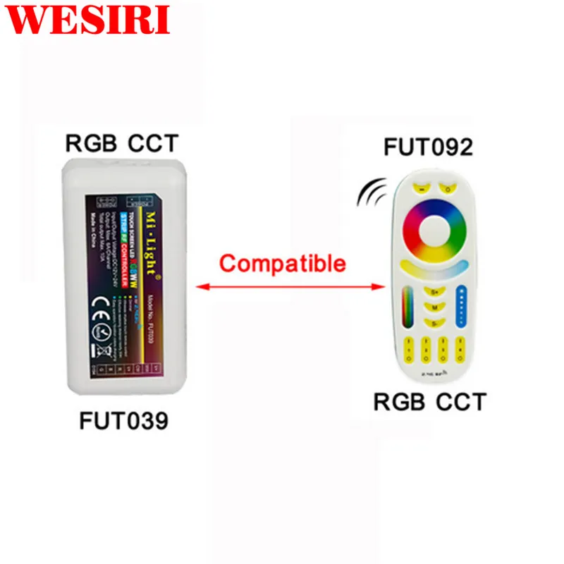 Milight 2 4 GHz зонный RGB CCT RGBW контроллер светодиодной ленты и зоны сенсорного RF пульт