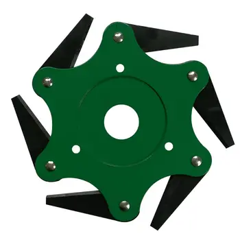 

6 Brush Cutter Blade 65Mn Garden Grass Trimmer Head Metal Blades Trimmer Head For Lawn Mower