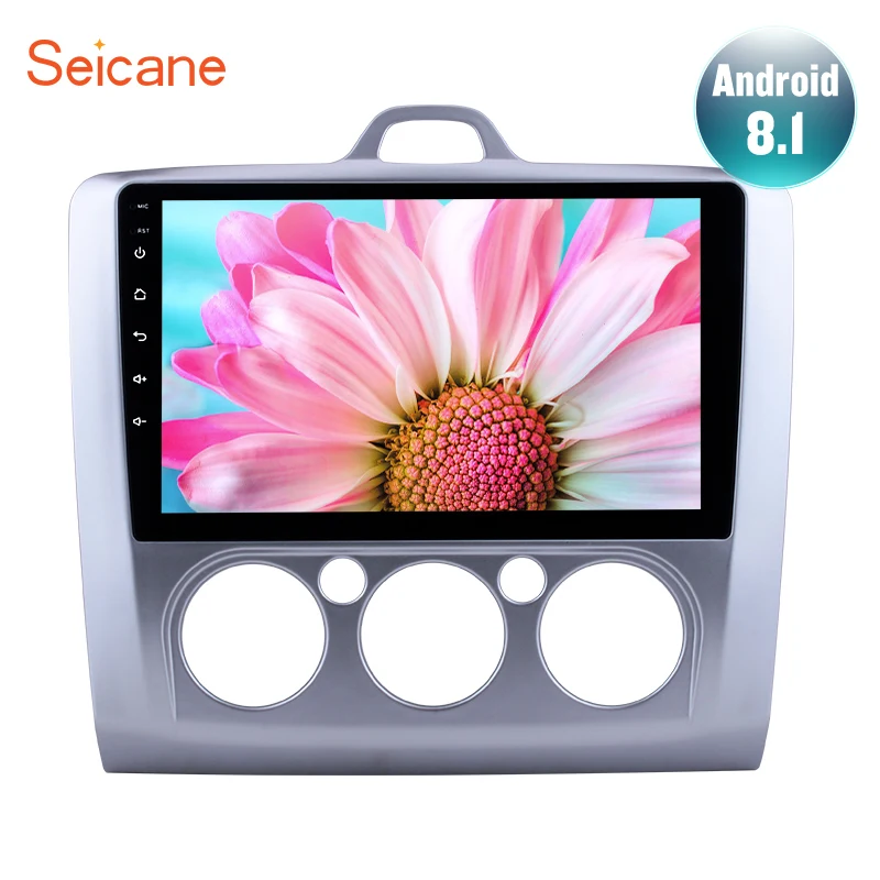

Seicane 9" 2DIN Android 8.1 Car Radio Multimedia Player For Ford Focus 2 Exi MT 2004-2007 2008 2009 2010 2011 GPS Navigation
