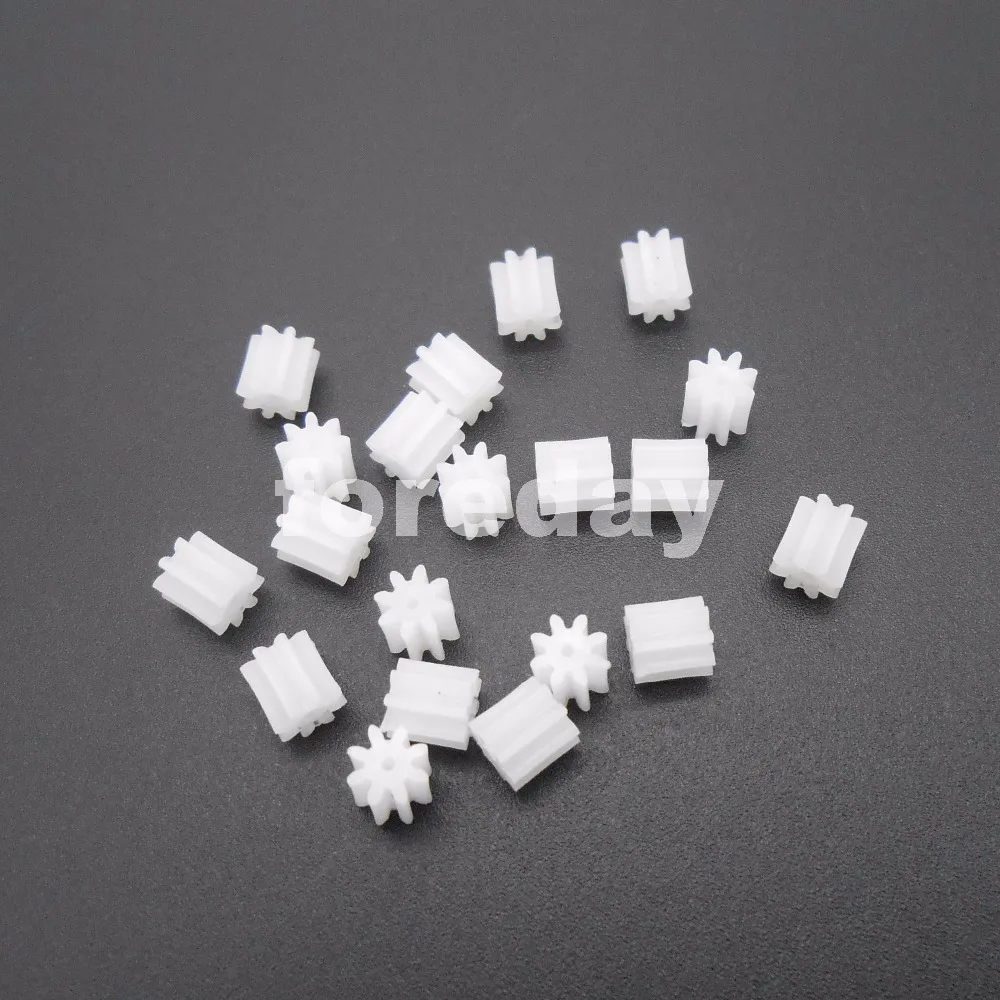 20 шт. пластиковые прямые зубья 8 т 5 Х5 = H:D диафрагма: 0 75 мм|spur gear|plastic spur gearspur gear teeth |