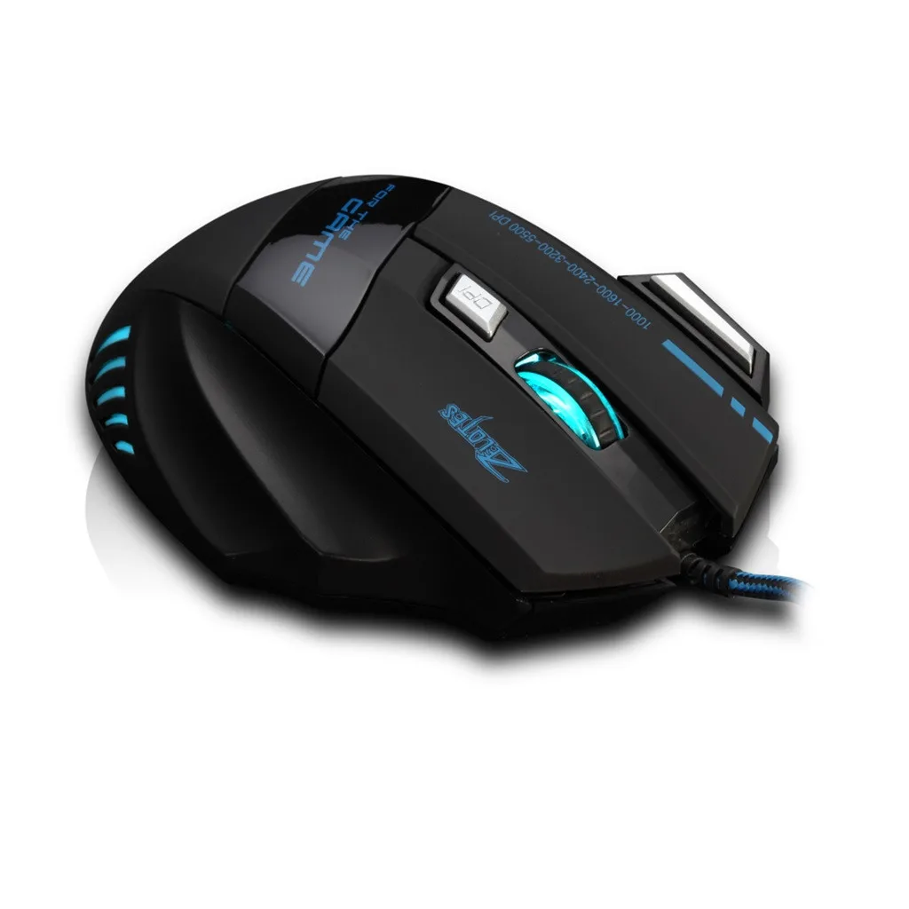 Мышь Raton Ordenador 7 кнопок проводная мышь dpi USB светодиодный игровой геймер мыши