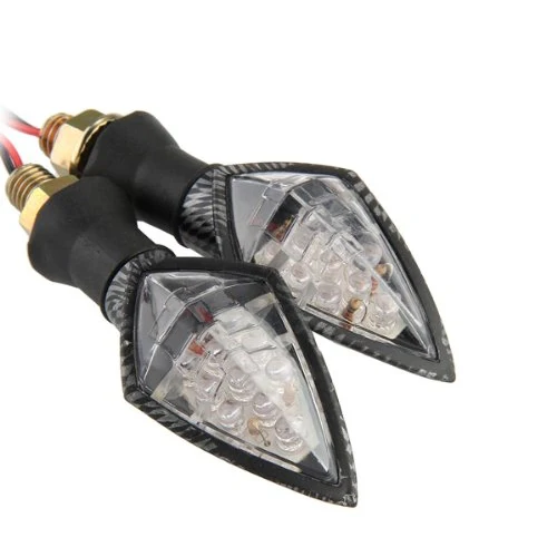 

10x) 4* 10 LED Motorcycle Turn Signal Lights Quad Roller Scooter Lamp Signal Light