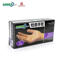 AMMEX ПВХ латекс бесплатно одноразовые перчатки порошок пищевая продукция электронная промышленность лаборатория рабочие перчатки