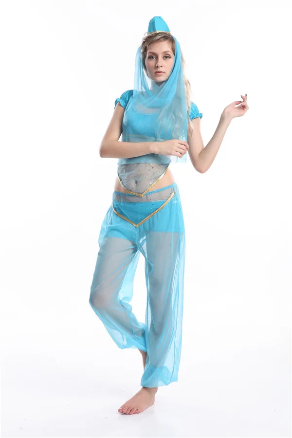 Free Shipping New Adults Plus Size Arabian Genie Princess -9087