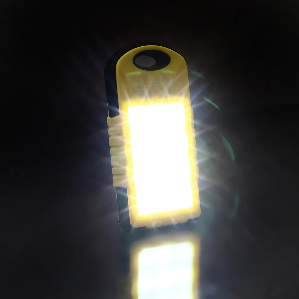 8000mAh Solar Power Bank Portable Waterproof Solar Charger Dual-USB External Battery Power Bank Full Screen LED Light Backup 8000mAh Solar Power Bank Portable Waterproof Solar Charger Dual-USB External Battery Power Bank Full Screen LED Light Backup