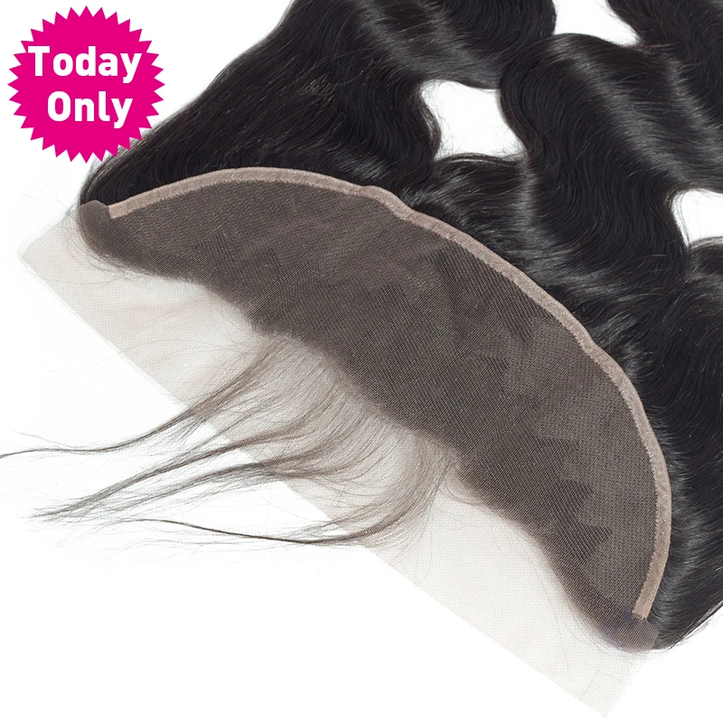 TODAY ONLY Brazilian Body Wave 3 Bundles With Frontal Remy Human Hair Bundles With Frontal Lace Frontal Closure With Bundles