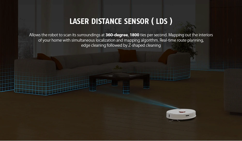 Roborock S50 Xiaomi MI Smart Robot Vacuum Cleaner 2 for Home Automatic Sweeping Dust Sterilize APP Smart Planned Washing Mopping