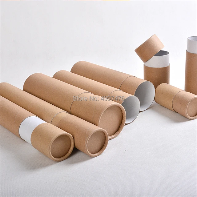 Long Cardboard Poster Tubes For Mailing Postal Tube With Caps Storage  Packaging For Document Blueprints Art Roll Shipping - Gift Wrap Storage -  AliExpress