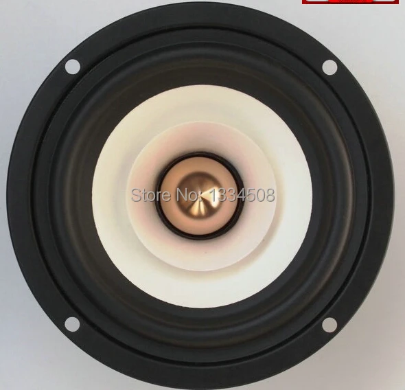 2 Piece Audio Labs Top end 4'' Full Range Speaker unit sets bass treble Aluminum Bullet 2 Layer Paper Cone for DIY home theater 3