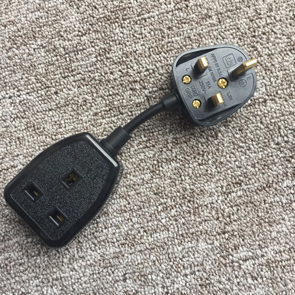 1PCS SS071 British standard extension cord 1.5/2 Meters Hong Kong UK