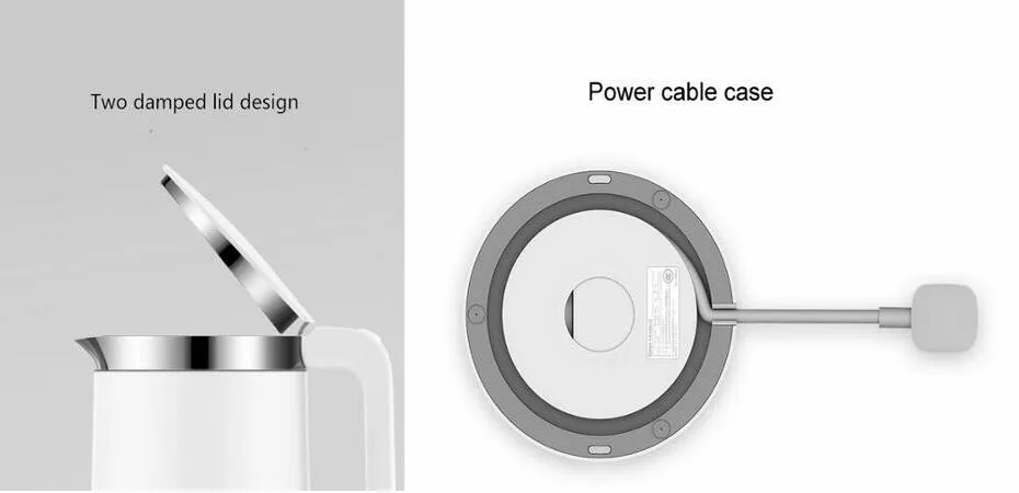 Оригинальные Термостатические электрические чайники Xiaomi Mijia, 1,5 л, 12 часов, термостат, чайник, умное управление с помощью приложения для мобильного телефона